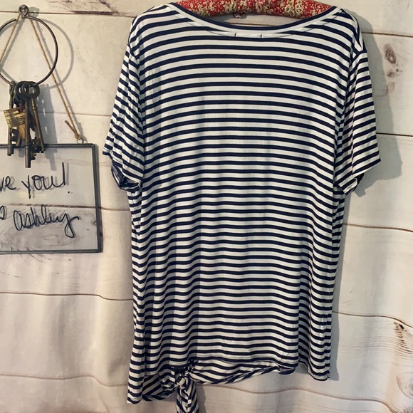 Matty M; Striped; T Shirt; Top; L - Picture 2 of 8